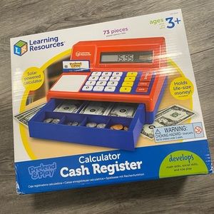 Learning Resources Cash Register and calculator